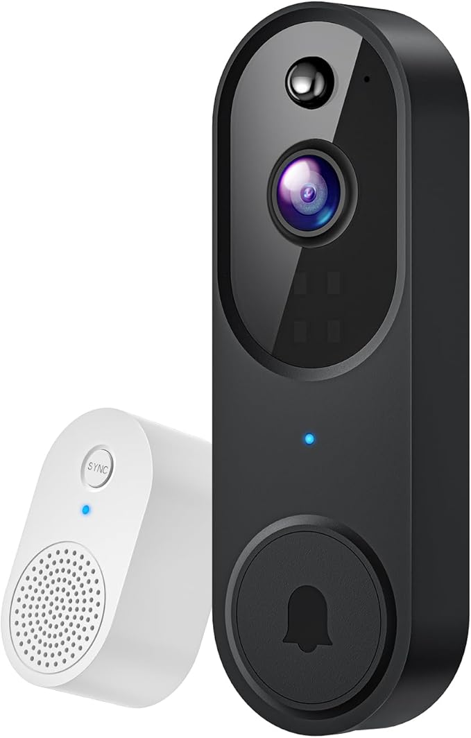 1080P Wireless Video Doorbell Camera, Night